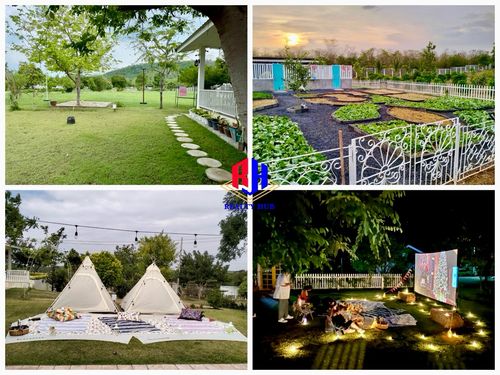 Single house/resort for sale with 10 rai of land, mountain view, suitable for living in a hotel, resort, homestay, pool villa, Air bnb and agriculture, Wang Muang, Saraburi, beautifully decorated, very good investment, selling cheap.