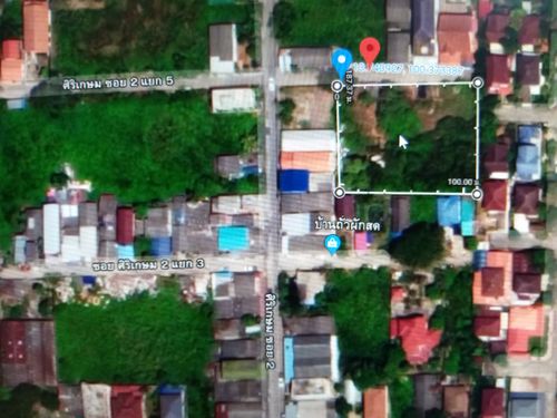 Empty land for sale, 1 rai 1 ngan 47 square wah, Soi Sirikasem 2, Intersection 6, Bang Waek Road, Bang Phai Subdistrict, Bang Khae District, Bangkok 10160