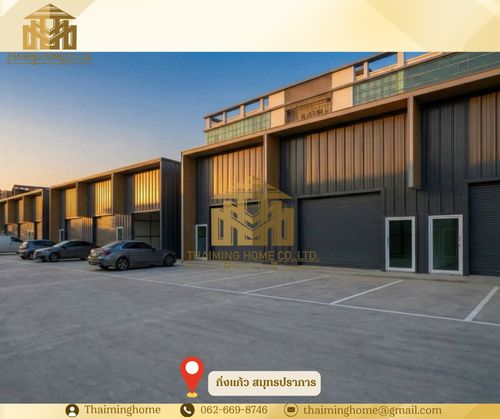 Warehouse with office space for rent, 100 sq m, King Kaew, Samut Prakan 