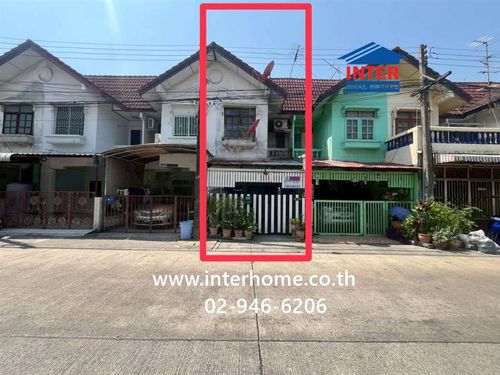 Townhouse, 2 floors, 16 sq m, Wang Thong River Park Village. Soi Phahonyothin 70, Phahonyothin Road, Wang Thong River Park Village Road, Lam Luk Ka, Pathum Thani