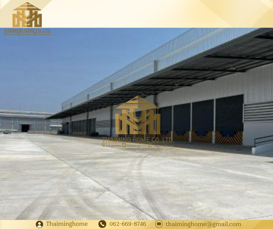 Warehouse next to the motorway for rent, size 15,200 sq m. Khao Khan Song, Chonburi (Property Code TW4-22826)