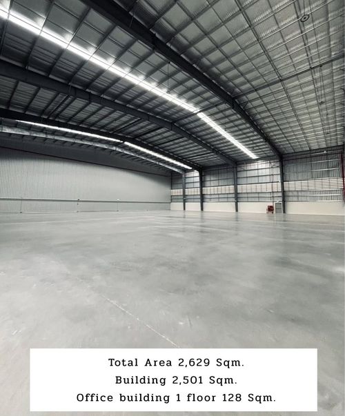 ปล่อยเช่า 📦 โรงงาน / โกดัง 🟪 พื้นที่สีม่วง 📐️ ขนาด 2,629 ตรม และ 11,538 ตรม 🛳️ ห่างจากท่าเรืออุตสาหกรรม มาบตาพุด เพียง 12 กม.    
