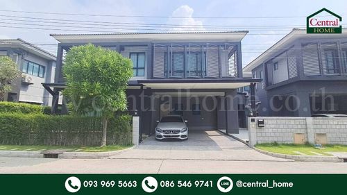 Single house, Centro Bangna - King Kaew, beautiful house, fully furnished, ready to move in, cheap price.