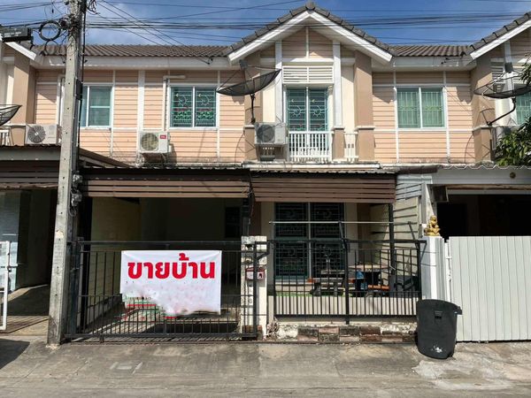 Two-story townhouse for sale, Pruksa Ville 38 King Kaew-Nam Daeng, Bang Kaeo, Bang Phli, Samut Prakan. CX-153007