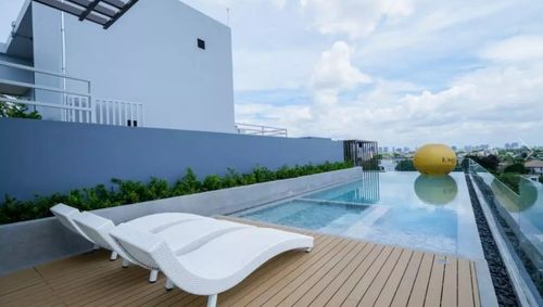 99726 - For sale/rent ESQUE Sukhumvit 101/1, Low-Rise condo, room width 24 sq m, fully furnished, ready to move in, near BTS Punnawithi.