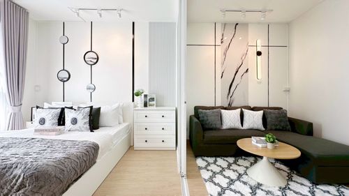 ✨️Beautiful room “full built-ins! Easy installments for every lifestyle!  🚅Convenient walk to MRT Chokchai 4” 🏡B.U. Chokchai 4🌳