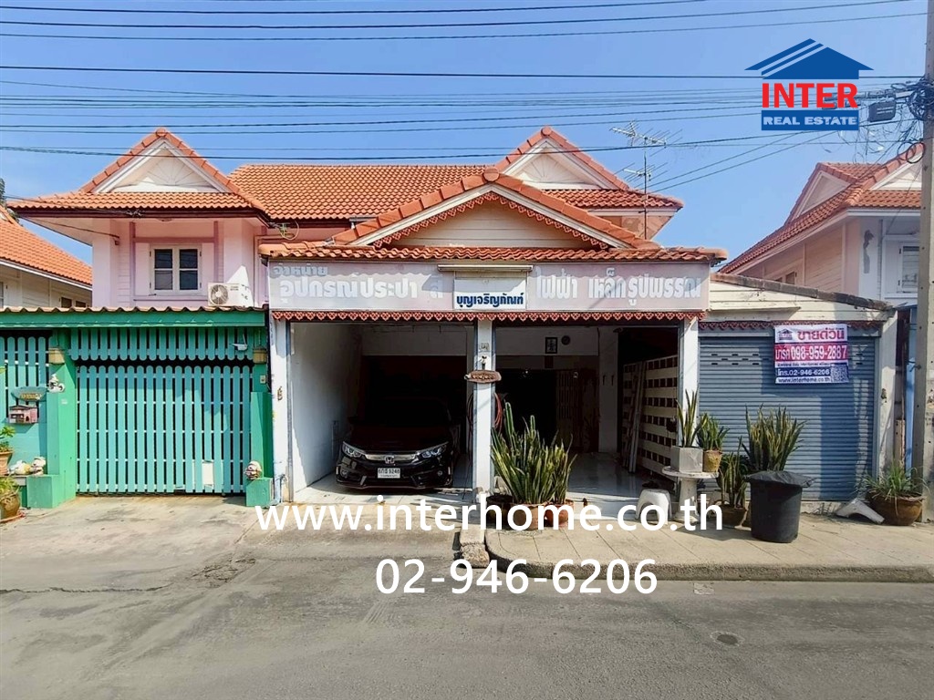 บ้านเเฝด 2 ชั้น 35.2 ตร.ว. หมู่บ้านพนาลี ใกล้วัดพันท้ายนรสิงห์ ซอยเทียนทะเล32 ถนนบางขุนเทียน-ชายทะเล ถนนพระราม2 เมืองสมุทรสาคร สมุทรสาคร