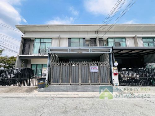 ขาย บ้าน พฤกษาวิลล์ 85 เลียบคลองทวีวัฒนา บ้านทาวน์เฮาส์ 2 ชั้น แบบ 3 ห้องนอน 23 ตรว 128 ตรม มีส่วนต่อเติม ใกล้ ทวีวัฒนา เพชรเกษม บางแค พุทธมณฑลสาย 3 : EL26S-003