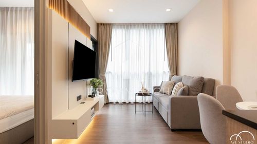 ✨Flash Deal ✨ THE LINE Asoke-Ratchada (1Bed 1Bath 35SQM.) ready to move in! Only 4,990,000 baht per month Tel.0981315848 @propmatch