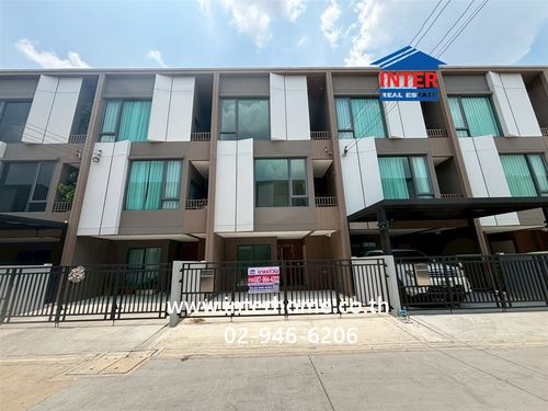 Townhouse, 3 floors, 21.3 sq m, Klang Muang Village. Phahonyothin-Vibhavadi Near the Green Line, K.P.O. Intersection Station, Soi Phahon Yothin 71, Phahon Yothin Road. Phahonyothin Road 71, Don Mueang District, Bangkok