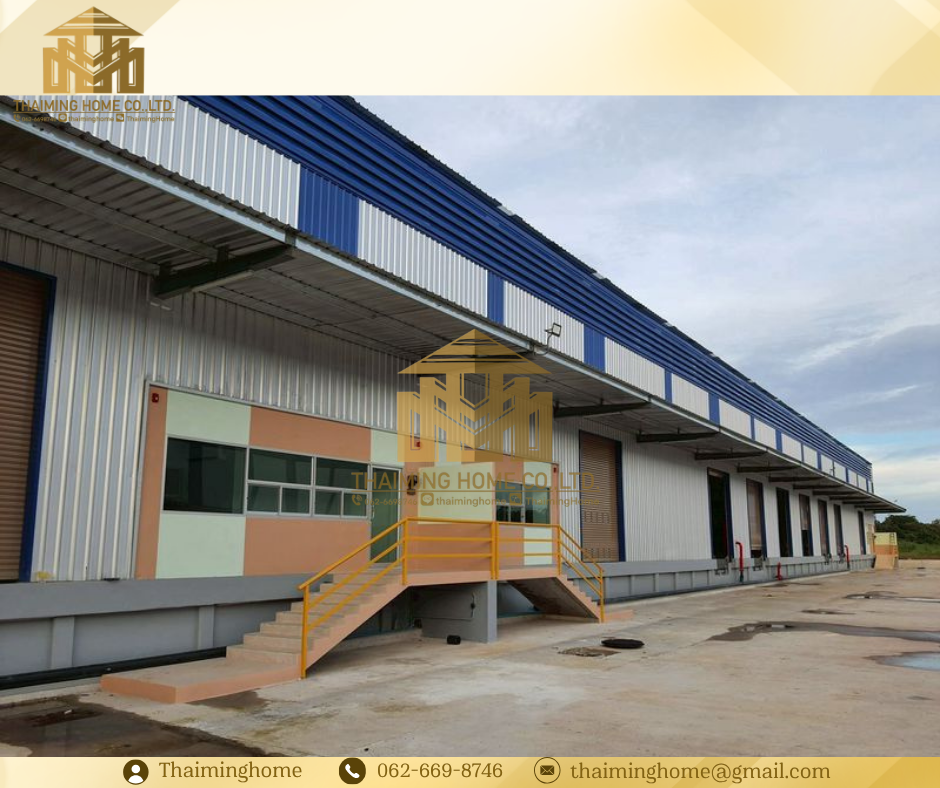 Warehouse/warehouse with office for rent, size 6,336 sq m., Krok Somboon, Prachinburi (Property Code TW4-21126)
