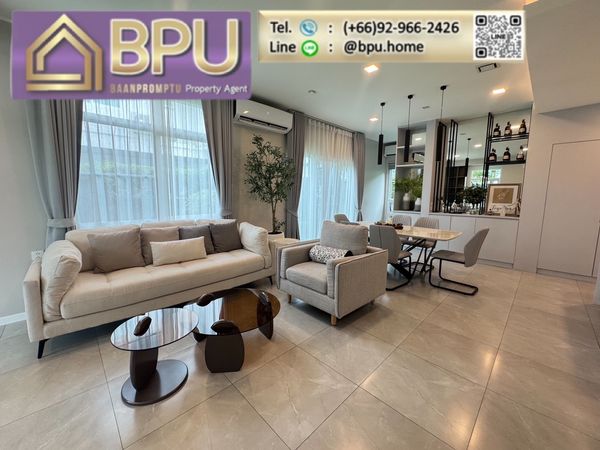 ** 4 Bedrooms Single House for Rent ** Mantana Bangna-Wongwean Near Mega Bangna,  Dulwich college(Ram 2)
