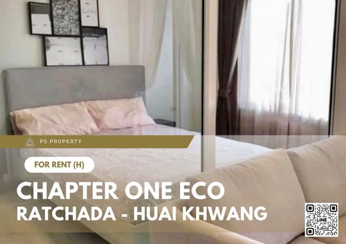 ให้เช่า 📍 Chapter One Eco Ratchada - Huai Khwang 📍 เฟอร์นิเจอร์ และ เครื่องใช้ไฟฟ้าครบ ใกล้ MRT ห้วยขวาง