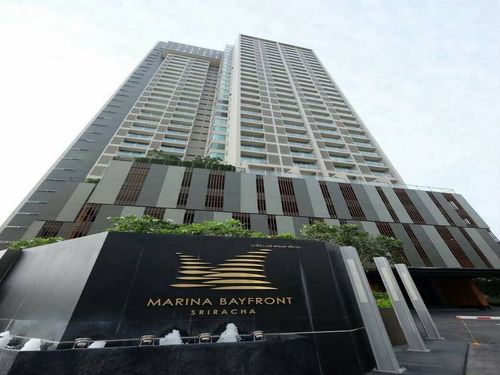 คอนโดให้เช่า ศรีราชา Marina Bayfront Sriracha ชั้น 12 วิวทะเล ใกล้สุขุมวิท