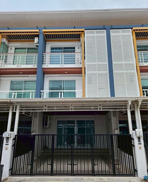 95258 - Townhome for sale, Chuan Chuen Modus Vibhavadi - Rangsit, next to Vibhavadi Road, fully furnished, ready to move in, prime location.