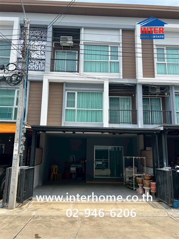 ทาวน์โฮม 3 ชั้น 18.2 ตร.ว. หมู่บ้านลุมพินีทาวน์พาร์ค ท่าข้าม-พระราม2 ใกล้วัดท่าข้าม ซอยอนามัยงามเจริญ18 ถนนพระราม2 ถนนอนามัยงามเจริญ18 เขตบางขุนเทียน กรุงเทพมหานคร