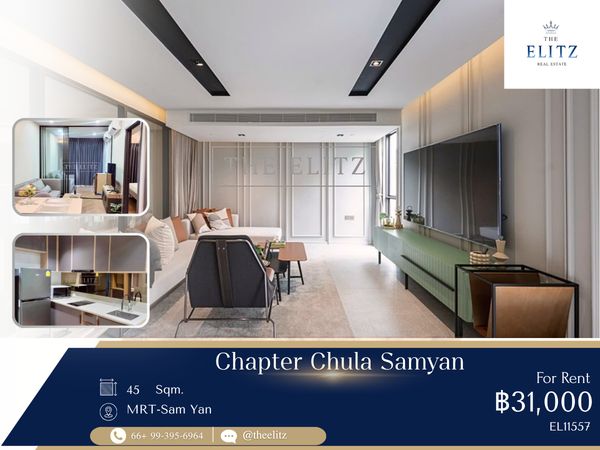 ✨ Modern Lifestyle Condominium in Chula-Samyan District | Trendy Design for Young Executives & Students ✨ 