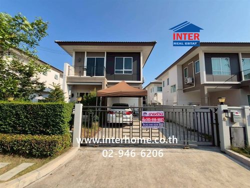 2-story detached house, 51 sq m, Centro Village, Phahon-Vibhavadi, Soi Rangsit-Nakhon Nayok 13. Rangsit-Nakhon Nayok Road, Phahon Yothin Road, Khlong Luang, Pathum Thani