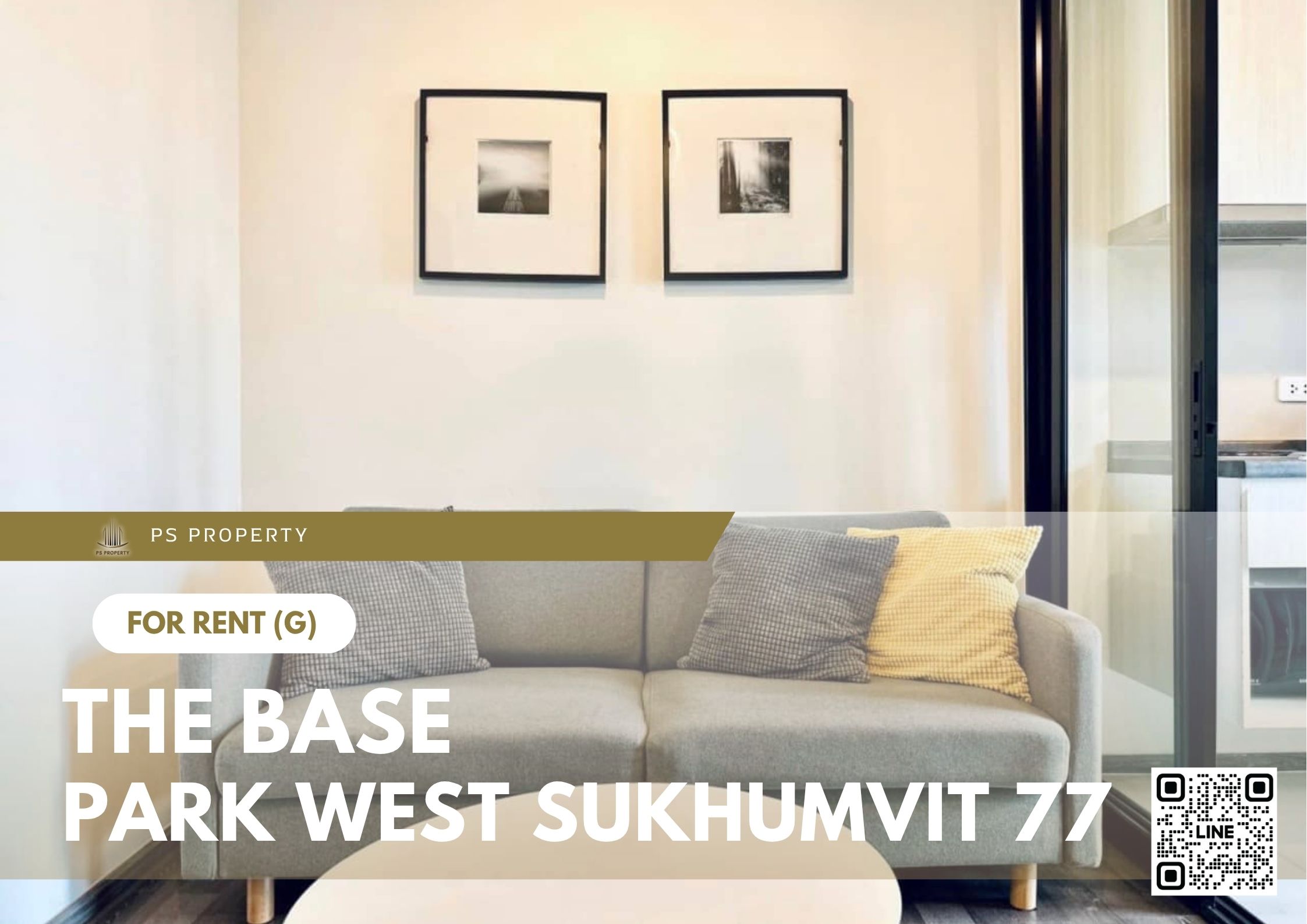 ให้เช่า 🔥 The Base Park West Sukhumvit 77 🔥 เฟอร์นิเจอร์ และ เครื่องใช้ไฟฟ้าครบ ใกล้ BTS อ่อนนุช