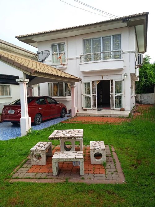 🔥 Cheap detached house for sale 🔥 Supalai Ville Rama 2 Village, Supalai Ville rama 2 (Wat Phanthai), free transfer fee, free down payment, best value. ✅ Convenient travel Near the community