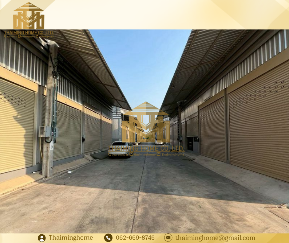 For rent: Newly built warehouse 400 sq m with office and bathroom, Phra Samut Chedi, Khlong Suan, Samut Prakan (TW8-20426)
