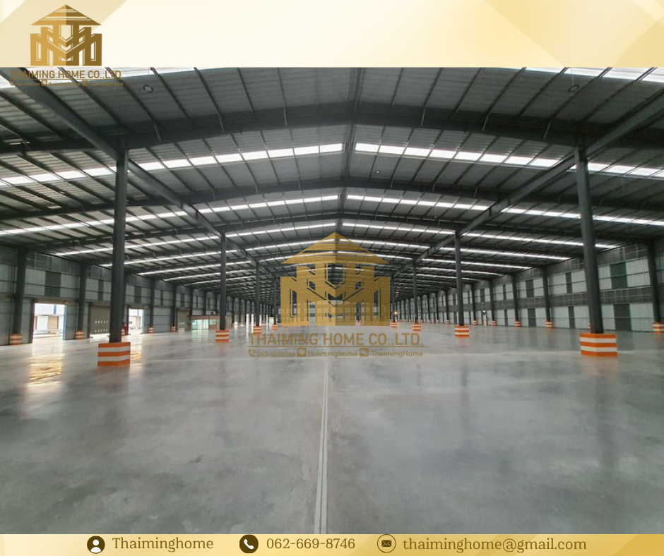 Warehouse/distribution center for rent, size 8,803 sq m., Krok Somboon, Prachinburi (Property Code TW4-21326)