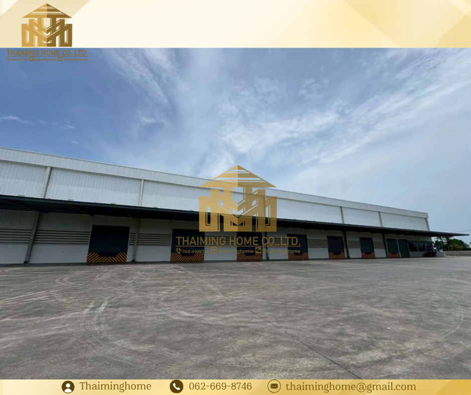 ให้เช่า โรงงาน/โกดัง คลังสินค้า สีส้มจุด 7,296ตรม แหลมฉบัง ชลบุรี บางละมุง (TW8-20126)