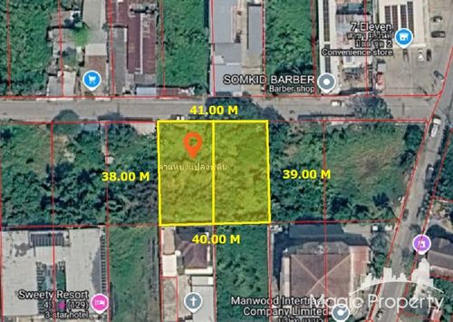 Land For Sale 394 Sq. Wah near Summit Windmill Golf Club, Bang Phli Yai Subdistrict, Bang Phli District, Samut Prakan Province.