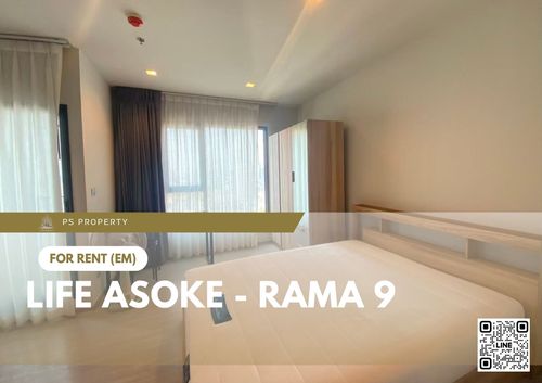 For Rent 🔥 Life Asoke - Rama 9 🔥 Fully furnished with appliances. Near Central Rama 9.