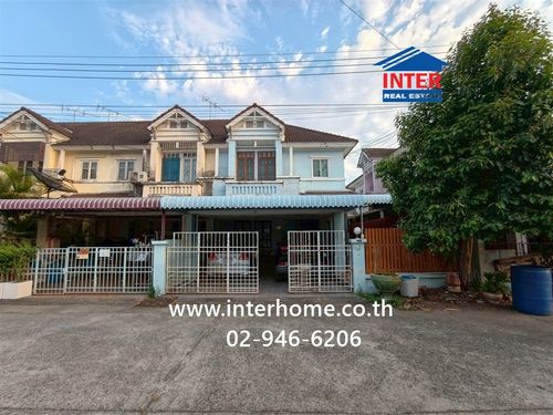 Townhouse, 2 floors, 38.3 sq m, Piyawararom Village, Khlong 4, Rangsit-Nakhon Nayok Road. Phra Ong Chao Sai Khlong 4 Road, Thanyaburi, Pathum Thani