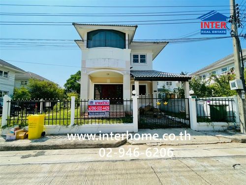 2-story detached house, 56.5 sq m, Place and Park Village, Pracha Uthit 90, Soi Pracha Uthit 90. Pracha Uthit Road Phra Samut Chedi, Samut Prakan