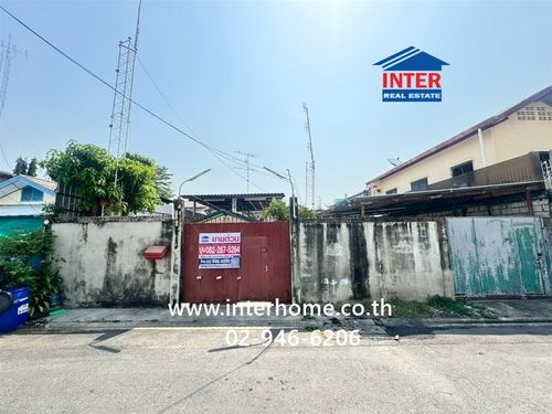 Land + building 88 sq m. Land + building near CJ Mall, Pracha Uthit 33 branch. Soi Pracha Uthit 33, Intersection 19, Pracha Uthit Road Pracha Uthit Road 33 Rat Burana District Bangkok