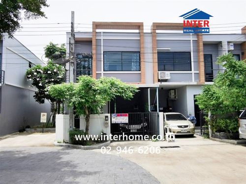 ทาวน์เฮ้าส์ 2 ชั้น 20.3 ตร.ว. หมู่บ้านเปี่ยมสุข แจ้งวัฒนะ-กาญจนาภิเษก ซอยถนนอิหม่ามซาฟีอี ถนนกาญจนาภิเษก ถนนสะพานนนทบุรี-บางบัวทอง บางบัวทอง นนทบุรี