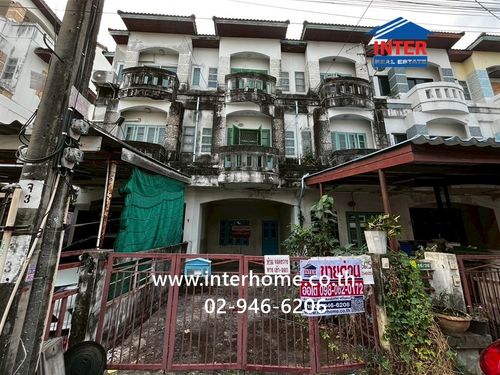 ทาวน์เฮ้าส์ 3 ชั้น 21.3 ตร.ว. หมู่บ้านนวลผกา ตรงข้ามวัดนวลจันทร์ ซอยนวลจันทร์31 ถนนนวลจันทร์31 เขตบึงกุ่ม กรุงเทพมหานคร