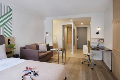 🔥Rent Now🔥 Citadines Sukhumvit 16, Bangkok, near BTS Asoke Station. Fully furnished and ready to move in.