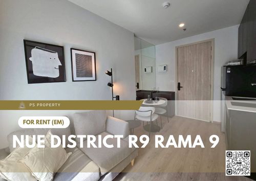 ให้เช่า 🔥 Nue District R9 Rama 9 🔥 เฟอร์นิเจอร์ และ เครื่องใช้ไฟฟ้าครบ ใกล้ MRT พระราม 9