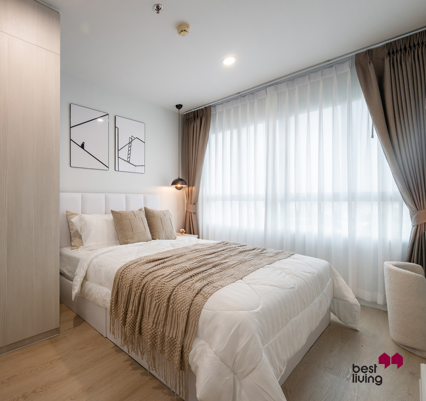 Lumpini Ville Prachachuen Phongphet 2, high floor, open view, ready to move in.