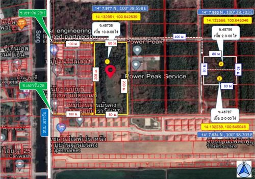 ที่ดิน 2 เเปลง โครงการนาวินปาร์ครังสิต อ.คลองหลวง จ.ปทุมธานี