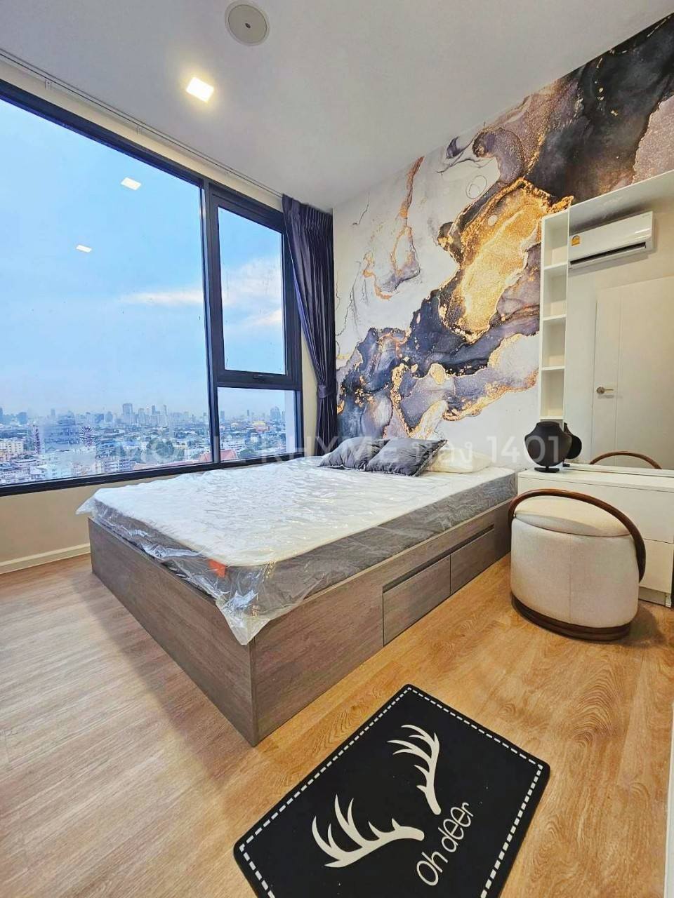 PFD-08436 For rent, Modiz Rhyme Ramkhamkhamhaeng, good location, next to MRT Ramkhamhaeng station 🚇✨