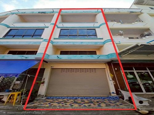 Urgent! Commercial building in Sriracha, prime location near Sukhumvit Road, within the Sriracha Land &amp; House project.
