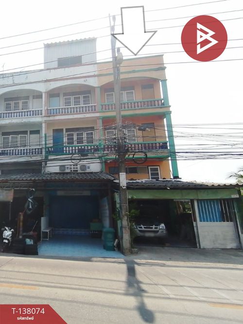 Commercial building for sale, 3 floors, area 27 sq m, Khlong Luang, Pathum Thani.