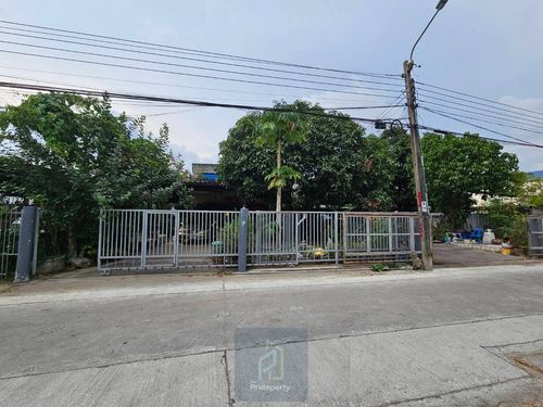 ขาย ที่ดิน 187 ตรว. พร้อมสิ่งปลูกสร้าง รามอินทรา 77 แปลงสี่เหลี่ยม ใกล้ถนนใหญ่และ MRT  