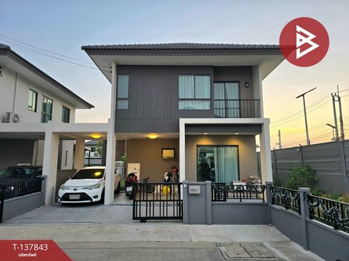 ขายบ้านแฝด หมู่บ้านพลีโน่ สุขสวัสดิ์-ประชาอุทิศ (Pleno Suksawat-Prachauthit) พระสมุทรเจดีย์ สมุทรปราการ บ้านสวย ต่อเติมพร้อมอยู่