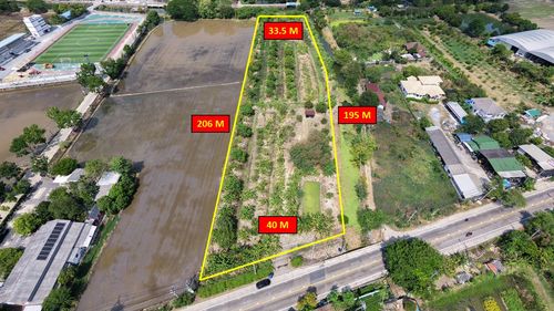 Very beautiful land for sale Can enter and exit in many ways, 5-3-69 rai, next to road 5027, 6.7 million/rai, Bang Yai, Nonthaburi.
