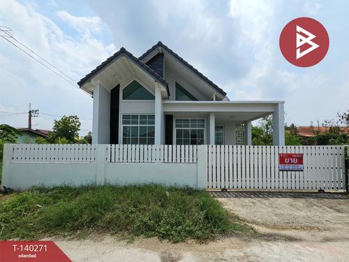 Single-storey detached house for sale, area 50 square meters, Soi Kaew Si Morakot 2, Chachoengsao, good location.