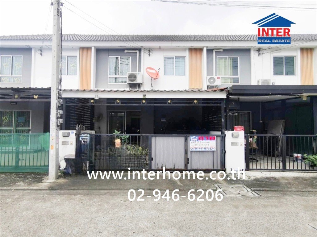 ทาวน์เฮ้าส์ 2 ชั้น 17.4 ตร.ว. หมู่บ้านบ้านพฤกษา116 รังสิต คลองหก ใกล้ฟิวเจอร์พาร์ครังสิต ซอยรังสิตคลองหก ถนนเลียบคลองหก ถนนรังสิต-นครนายก คลองหลวง ปทุมธานี