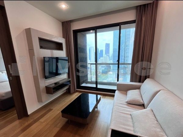 ▚ L0GC0Lツ FOR RENT The Address Sathorn 1Bed 46.55sqm High Floor Unblocked View Free Monthly Cleaning Near BTS✨