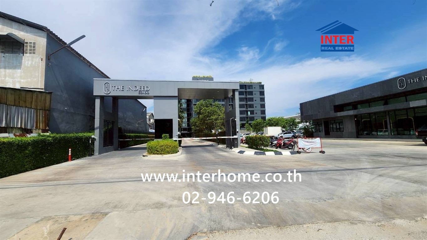 Condominium 24.52 sq m. The Independent Condo Bang Phli, Soi S. Maneerat, Thepharak Road, Sukhumvit Road, Bang Phli, Samut Prakan.