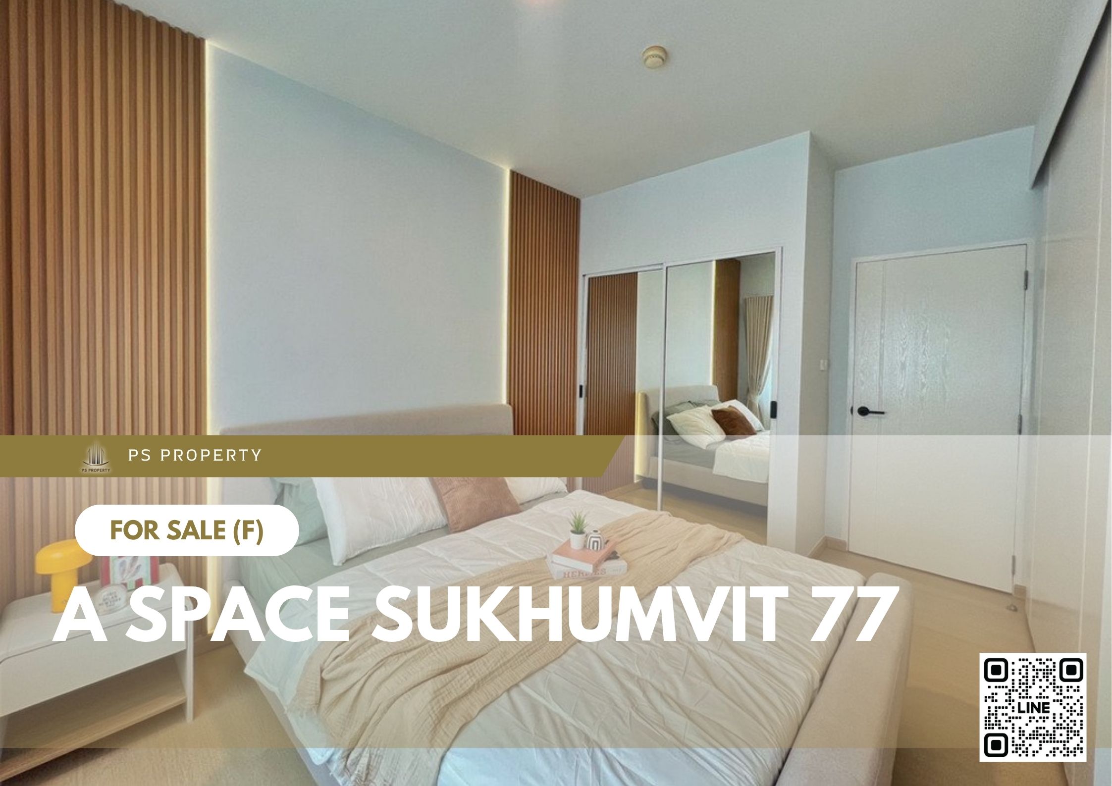 Urgent Sale ✨ A Space Sukhumvit 77 ✨ Fully furnished and equipped with appliances. Near BTS On Nut.