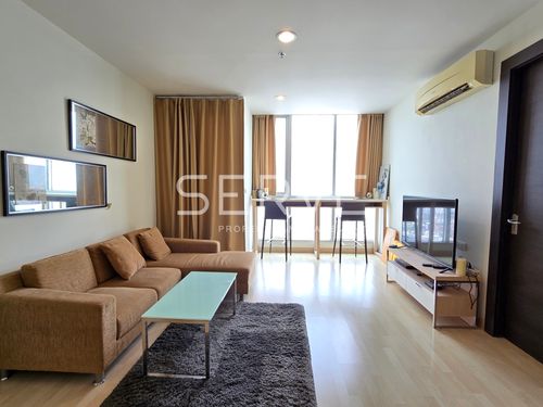 1 Bed Large Room Super High Fl. 35+ City View Fully furnished Good Location Close to MRT Ratchadaphisek Exit 4  @ Rhythm Ratchada